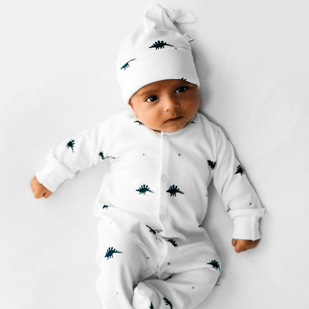 Dinosaur best sale baby sleepsuit